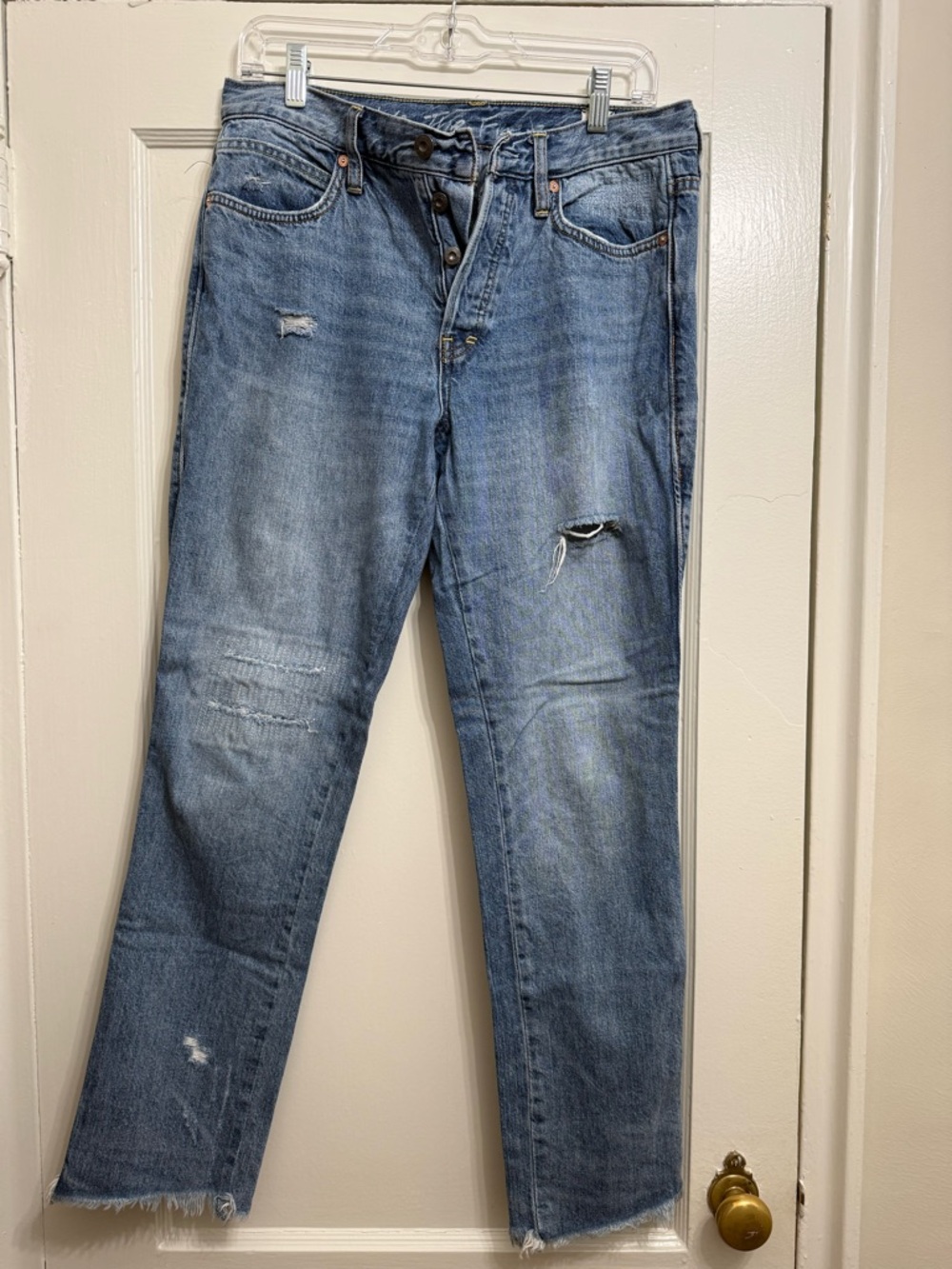 Free People Light Blue Distressed Jeans - Women’s 28
